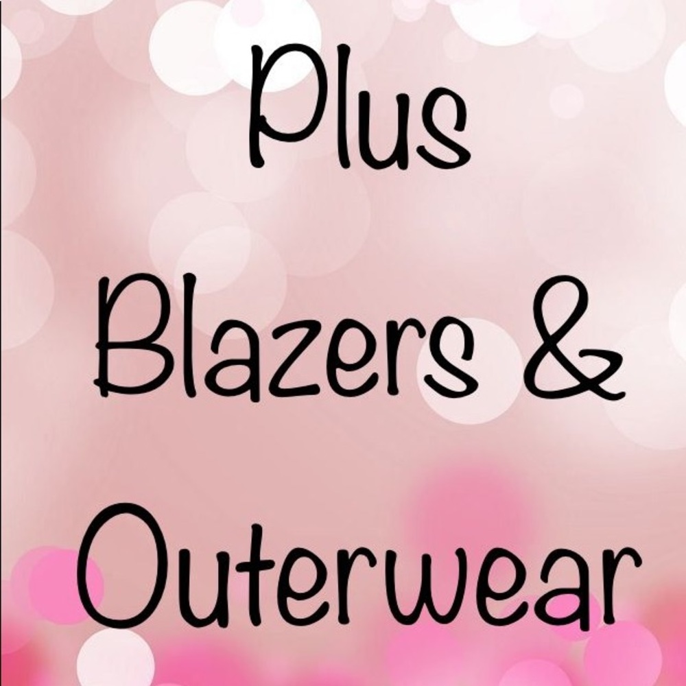 🧥PLUS SIZE BLAZERS, JACKETS & OUTERWEAR🧥